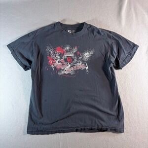 Spike Sports Oklahoma Sooners Mens Large Gray Graphic T-Shirt NCAA OU Football